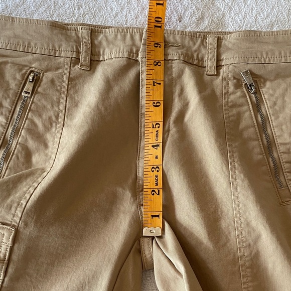 Lauren Ralph Lauren Women's Tan Cargo Pants Skinny Zippered Ankle Equestrian - Picture 13 of 16